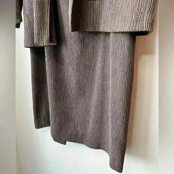 Vintage Y2K St Michael Marks & Spencer Womens Grey Feminine Shirt Skirt Set - Picture 5 of 16